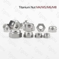 Titanium Nut M4/M5/M6/M8 Nylon lock Nuts for Bicycle Motorcycle Nails Screws Fasteners