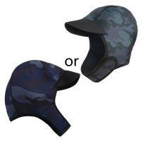 【CW】 2mm Beanie Diving Hat Adjustable Scuba Dive for UV PROTECTION Warmer Windproof