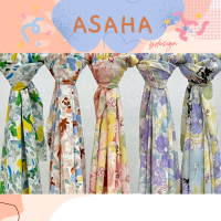 Asaha ‼? ที่สุดของความพริ๊ว สวย นุ่ม ? เนื้อผ้าคล้ายชีฟอง ทำเกาะอก โพกผม ?ตัดม่านเก๋ๆหรือใช้อเนกส์ประสงค์ได้หมด ร้านผ้าคุณภาพ