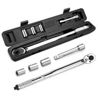 1/2-Inch Drive Click Torque Wrench (10-150 ft-lbs.or 13.6-203.5 Nm) 24-Tooth Dual Scale Alloy Steel