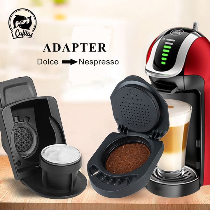 iCafilas Refillable Dolce Gusto Adapter Coffee Capsule Nescafe