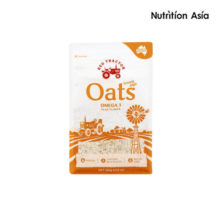 Red Tractor Oats Omega 3 Flax Flakes 500g Lazada Singapore