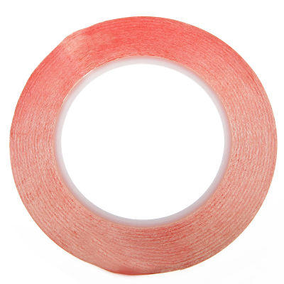 1pc 25M Red Film Transparent Double Sided Tape Sticky Adhesive Tapes For Cell Phone Repair Electrical Wire Fixing Mayitr Adhesives Tape