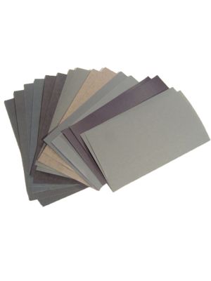 【CW】 15pcs Sandpaper Set 400 600 3000 800 1000 1200 1500 2000 2500 Grit Sanding Paper Wet/Dry Abrasive Metal Glass Car Polishing