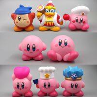 ฟิกเกอร์8 Buah Mainan ขนาดเล็กอะนิเมะ Lucu Kirby Untuk Hadiah Ulang Tahun An An-An Bahan Pvc Lucu Koleksi DIY En Boneka