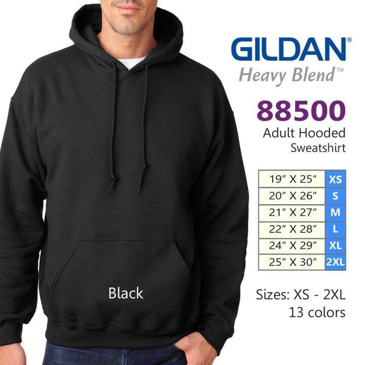 ❃GILDAN HEAVY BLEND 88500 HOODED PULLOVER SWEATSHIRT❀ | Lazada PH