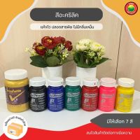 แม่สีน้ำอะคริลิค ซาคอต ขนาด 100ml, 250ml มี 7 สี เขียว, ดำ, แดง, ทอง, น้ำเงิน, ชมพูสะท้อนแสง, เหลือง Acrylic poster paint SARKOTÉT แม่สี น้ำ ไวนิล โปสเตอร์ มิตสห