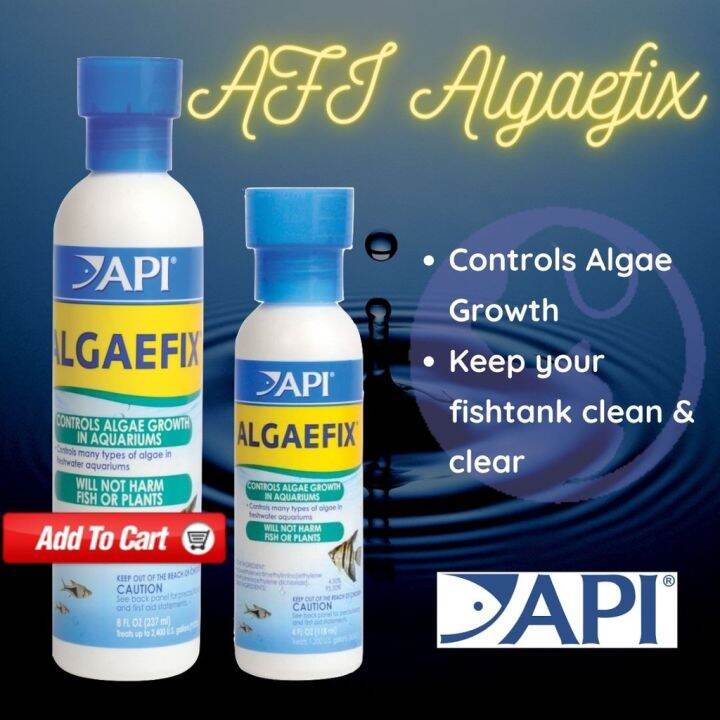 API Algaefix - Algae Control for Fish Tanks - in 4oz and 8oz | Lazada PH