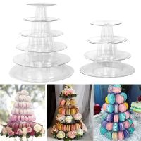 【hot】 6/4 Tiers Round Display Rack Desserts for Baby Shower Wedding Birthday Decoration