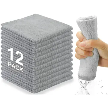 1pc Gray Super Absorbent Magic Cleaning Cloth (30*30cm) For Kitchen,  Dishes, And Household Cleaning
