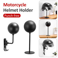 JPK【Ready Stock】Helmet Rack Wall Mount Motorcycle Helmet Holder 180 ° Rotation Aluminium With 2 Hooks Helmet Hanger Caps Hat Display Storage Rack ซื้อทันทีเพิ่มลงในรถเข็น