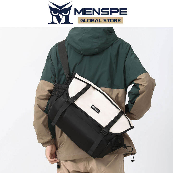 MENSPE Men's Shoulder Bag Cross Body Bag Pouch Bag Casual Men