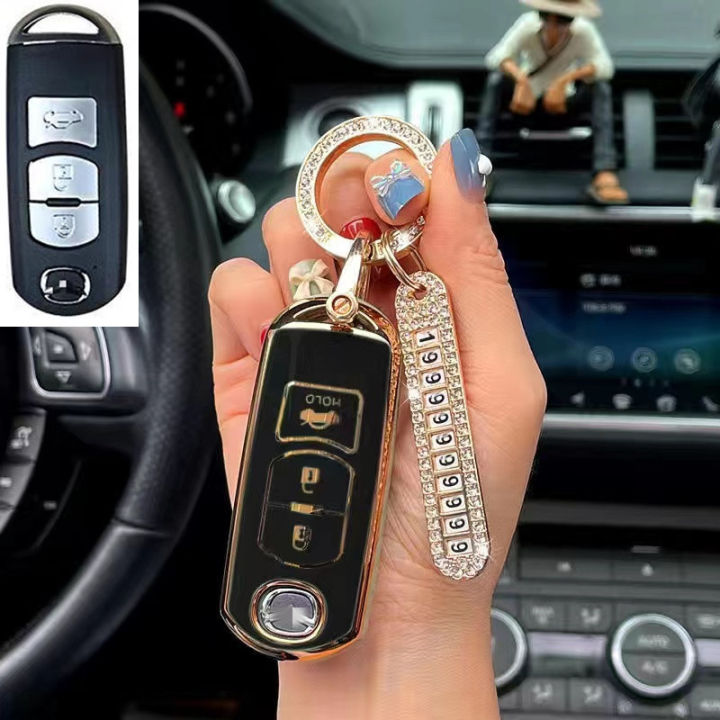 มีในสต็อก-สำหรับ-mazda-2-3-button-smart-key-case