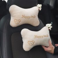 Cartoon Neck Headrest Flannel Neck Pillow Auto Seat Head Support Neck Protector Automobiles Seat Neck Rest Car Accessories