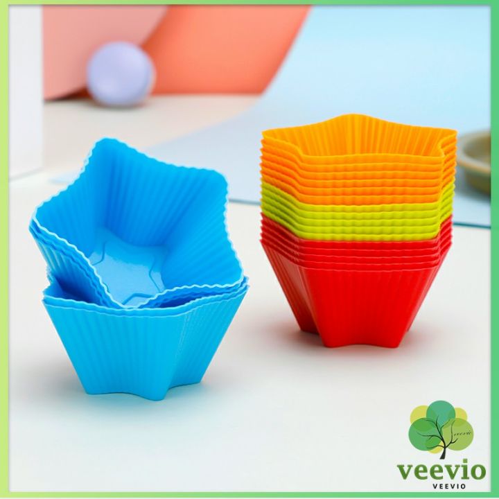 veevio-พิมพ์ซิลิโคน-พิมพ์ขนม-พิมพ์วุ้น-silicone-cake-cups