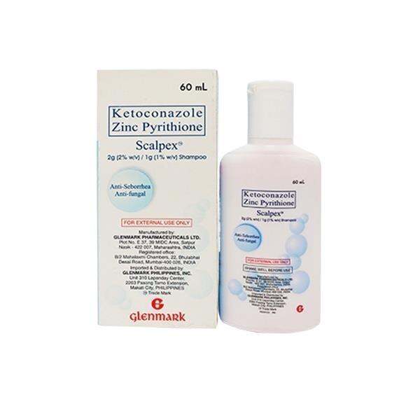 Ketoconazole Zinc Pyrithione Scalpex Shampoo 60ml Lazada PH