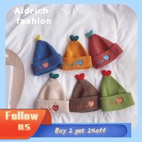 ALDRICH FASHION ใหม่ อบอุ่น หมวกฤดูหนาวฤดูใบไม้ร่วง หมวกลำลองนุ่มๆ หมวกBeanies เครื่องประดับสำหรับทารกแรกเกิด หมวกถักเด็ก หมวกไหมพรมเด็ก หมวกไหมพรมเด็ก หมวกไหมพรมเด็ก