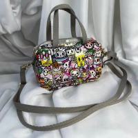 Lesportsac ตุ๊กตาการ์ตูนแบรนด์ร่วมรุ่นอุปกรณ์เสริมกระเป๋าเล็กน่ารักกระเป๋ามินิ Messenger 4298