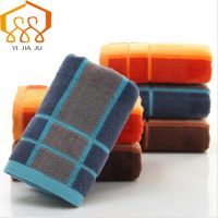 3 Colors 34cmx75cm 100 Cotton Bath Beach Towel Comfortable Soft Cotton Striped Man Thicken Water absorption Face Wash Towel