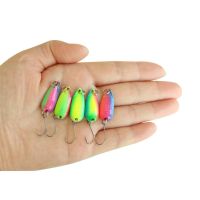 ✎❀ New 2.5g Metal Bait Spoon Fishing Lures Pesca Fishing Tackle Trout Spoon Bait Artificial Bass Lure