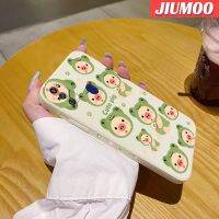 JIUMOO เคส M21ปลอกสำหรับ Samsung M30s ลายการ์ตูนหมูน่ารักเคสโทรศัพท์ลวดลายขอบซิลิโคนเหลวนิ่มแบบดั้งเดิมเคสป้องกันกล้องคลุมทั้งหมดเคสฝาหลังกรอบนุ่ม