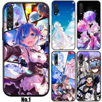 42XVV Re Zero  Ram Rem อ่อนนุ่ม High Quality ซิลิโคน TPU Phone เคสโทรศัพท์ ปก หรับ Huawei P10 P20 P30 Pro Lite Y5P Y6 Y6P Y7A Y8P Y9A Y8S Y9S Y7 Y9 Prime