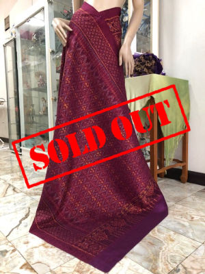 **sold out**ผ้าไหมมัดหมี่แท้ ลายขนมปังโบราณ เทคนิคการทอ 4ตะกอ ยกดอกลีลาวดี งานทอชั้นครู งานเกรดพรีเมี่ยม ผ้าไหมมัดหมี่สุรินทร์แท้ 100% ผ้าไหมมัดหม