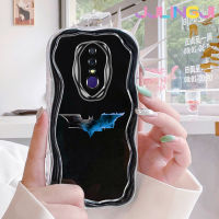 Jjlingji เคสสำหรับ OPPO F11 Pro A9 A9X เคสแฟชั่น2019ลายค้างคาวเนื้อครีมกันกระแทกแบบใสนิ่มเคสมือถือโปร่งใสลายกล้องถ่ายรูปสร้างสรรค์เคสป้องกันซิลิกาเจล