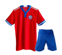 kids 2021-22 Chile Soccer jersey Red shirt