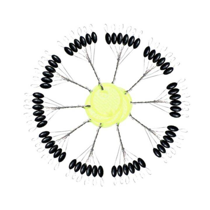 dt-hot-120pcs-20-group-set-rubber-beans-fishing-goods-oval-stopper-float-bobber