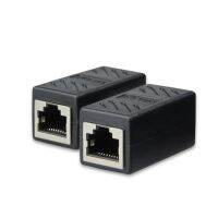 1pcs New Alloy Internet Tools RJ45 CAT5 Coupler Plug Adapter Network LAN Cable Extender Connector