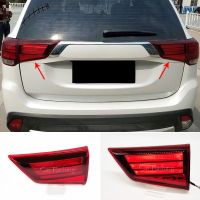 ไฟท้ายหลัง LED สำหรับ Mitsubishi Outlander PHEV 2016 2017 2018โคมไฟไฟเบรกรถรถยนต์อะไหล่กันชนไฟเตือน