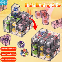 Wt【คลังสินค้าพร้อม】เด็กประกอบ Magic Cube Puzzle ของเล่นความเครียดบรรเทาการคิดการฝึกอบรมของเล่นเพื่อการศึกษาสำหรับ Boys Girls1【cod】