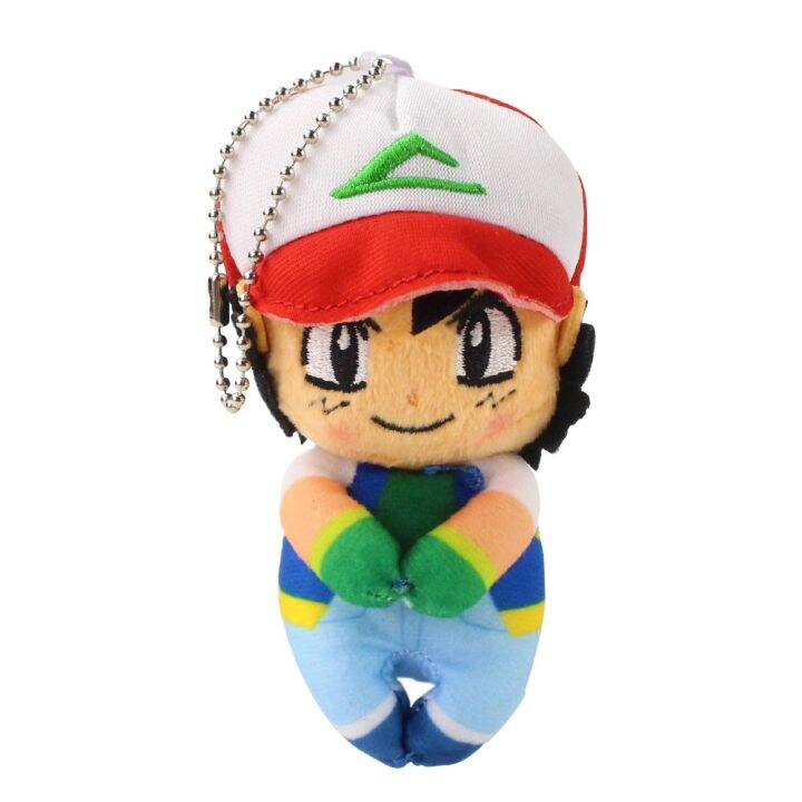 cw-12cm-1pcs-pokemon-anime-ash-ketchum-training-plush-peluche-soft-stuffed-cartoon-toys-kids-gift-keychain-brinquedos