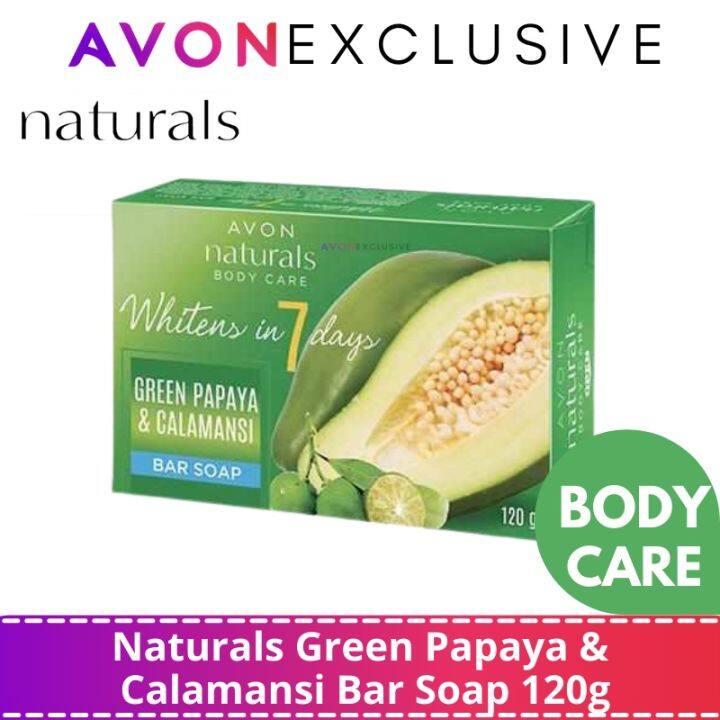 Avon Naturals Green Papaya And Calamansi Bar Soap 120g Bath Soap Avon