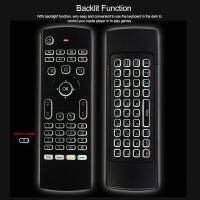 2 . 4 g backlight แอร์เมาส์คีย์บอร์ดไร้สาย 6 - axis somato sensory รีโมทคอนลเกม ir