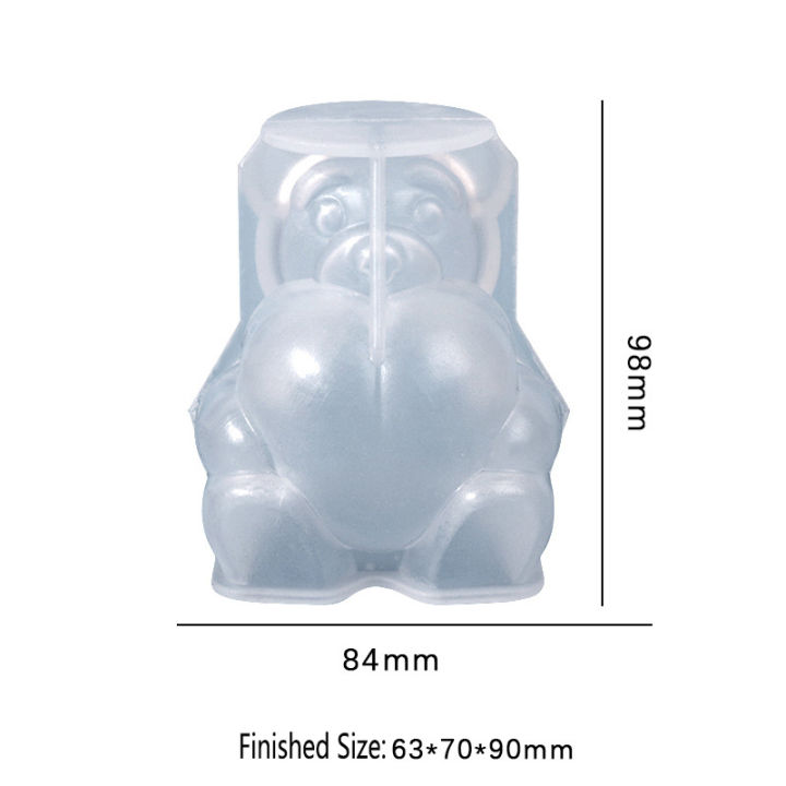 3d-bear-silicone-mold-aromatherapy-candle-silicone-mould-handmade-candle-making-mould-candle-making-mold-bear-mold