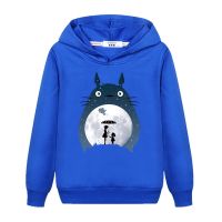 【CC】 totoro casual long sleeve sweater autumn winter hoodie children fashion cartoon pullover new coat sudaderas 2022