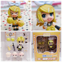 Kagamine Rin Len Face เปลี่ยนตุ๊กตา Action Figure ของเล่นคอลเลกชันเดสก์ท็อปตกแต่ง