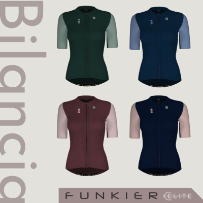 เสื้อจักรยานผู้หญิง Funkier Bilancia Women Elite jerey JW-2112-3