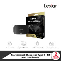 Lexar® Professional CFexpress™ Type B / SD™ USB 3.2 Gen 2 Reader การ์ดรีดเดอร์สำหรับ CFexpress™ Type B และ SD™ Cards