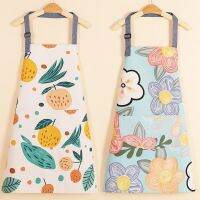 The new home western style kitchen apron female hang canvas high-end cooking fresh special neck