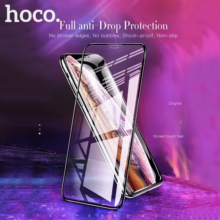 iPhone X / Xs / Xr / Xs Max screen protector «Full screen 3D G2» tempered  glass - HOCO