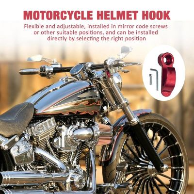 Multifunctional Motorcycles Scooters Helmets Rack Alloy Anodic Oxidation Brake Clutch Side Bracket Access
