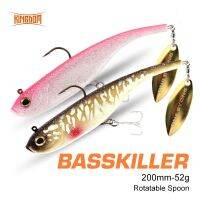 【hot】✘ Pre-Rigged 52g 200mm Jid Soft Fishing Lures Paddle Tail Swimbaits Bass Sinking