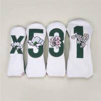 ♂㍿☢ Golf Woods Headcovers 135XCovers For Driver Fairway Putter Clubs Set Heads PU Leather Unisex Simple design