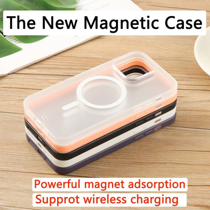 cold-noodles-เคสชาร์จไร้สาย-magsafe-สำหรับ-iphone-14-เคสโทรศัพท์ฝาหลังกันกระแทกสำหรับ-iphone-14-13-12-11-pro-max