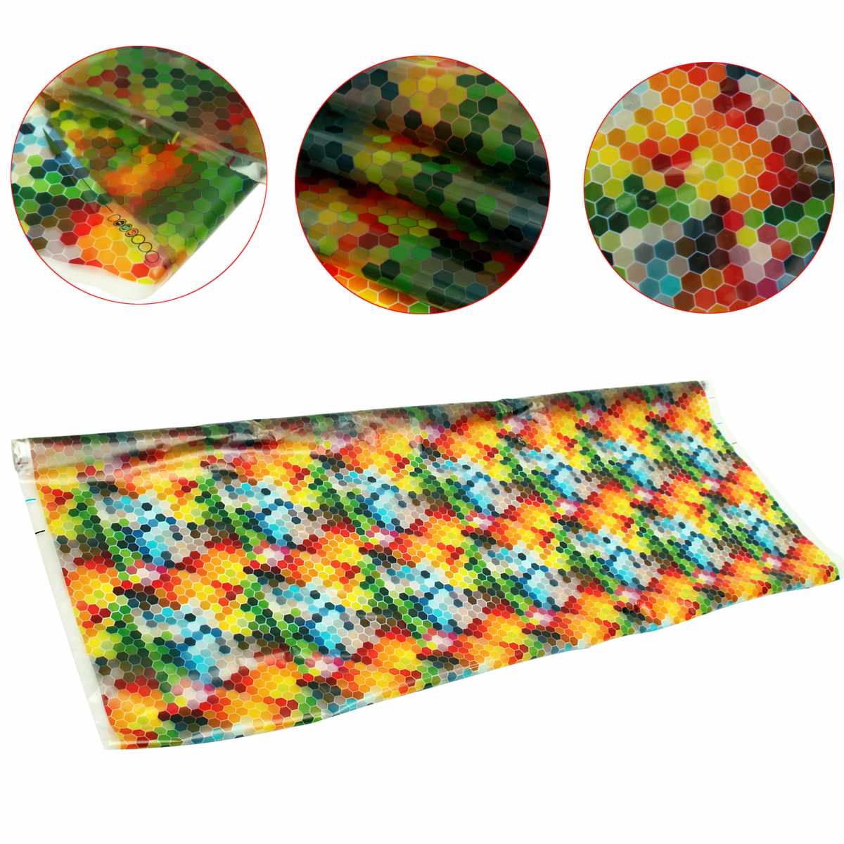 Colorful PVA Water Transfer Dipping Hydrographic Hydro Printing Film 0.5x1m 