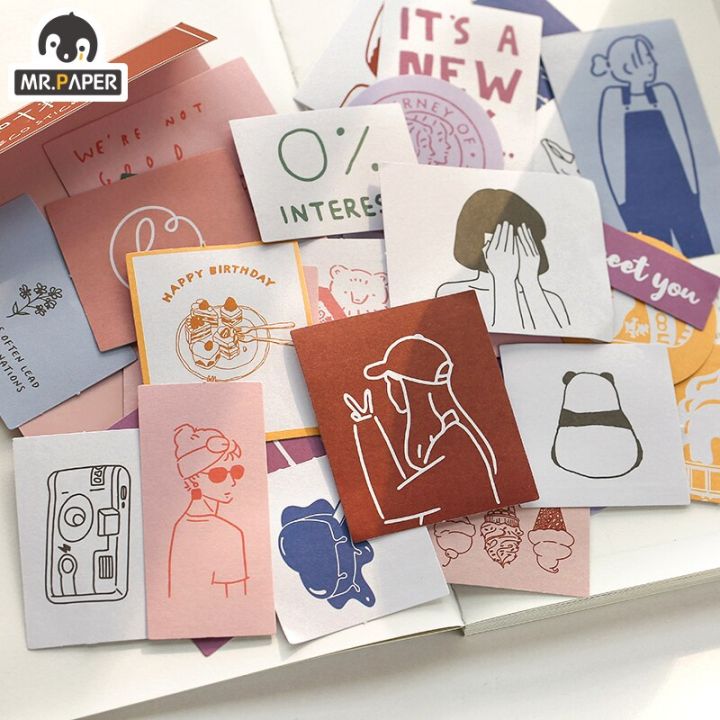 mr-paper-6-designs-60-pcs-bag-ins-style-island-garden-renewal-series-creative-hand-account-diy-deco-collage-diy-material-sticker