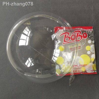 12/18/24inch Super Transparent Bobo Balloon Wedding Room Decoration Birthday Party Valentines Day Proposal Decor Supplies